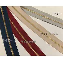 【セミオーダー】本革 4本挿しラウンドファスナーペンケース　手縫い 9枚目の画像