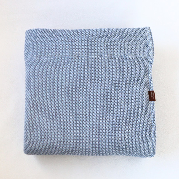 【泉州南部織】“熟睡を追求した”ハニカム織シングルケット（ダスティブルー） 3枚目の画像