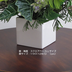 ヒマワリ・アンスリューム入りインテリアフラワー　造花　アーティフィシャルフラワー　cma059 7枚目の画像