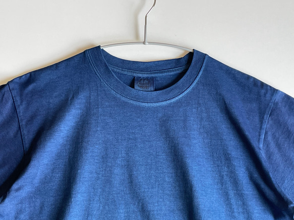 『空』グラデーション Tシャツ 半袖 藍染 【受注制作】 4枚目の画像
