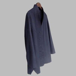 ～Series紬…デザイン選択・正絹紬・子持ち縞 濃紺～ 5枚目の画像