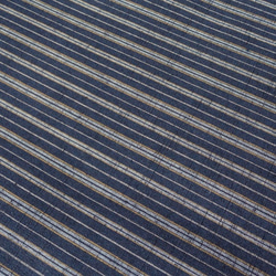 ～Series紬…デザイン選択・正絹紬・子持ち縞 濃紺～ 3枚目の画像