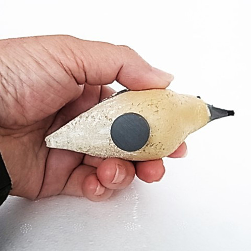野鳥シリーズ『ヤツガシラ』（送料無料） 彫刻 ときどきスナフキン