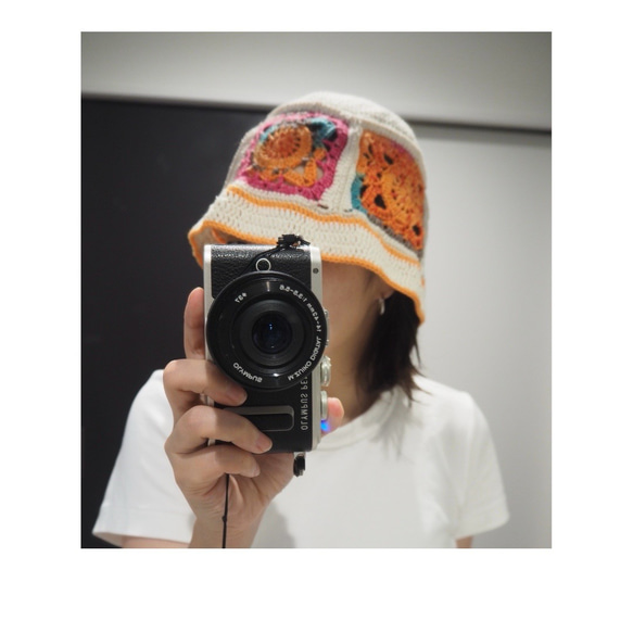 bucket hat クロシェハット クラッシャーハット グラニースクエア 2枚目の画像