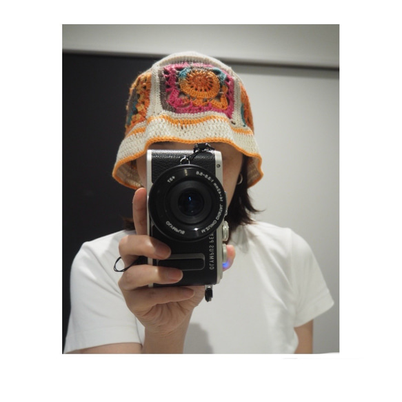 bucket hat クロシェハット クラッシャーハット グラニースクエア 3枚目の画像