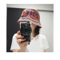 bucket hat クロシェハット クラッシャーハット グラニースクエア 5枚目の画像