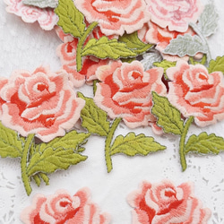 10枚  高品質  刺繍 お花モチーフ  ハンドメイド パーツ　手芸　素材 3枚目の画像