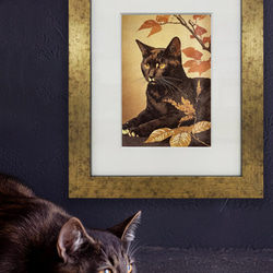 黒額縁ご確認ページ　「プカプカ猫」 黒額縁ご確認ページ 「プカプカ猫」 黒額縁ご確認ページ 「プカプカ猫