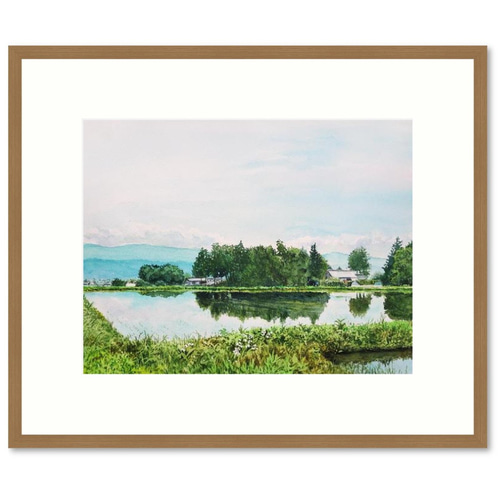 水彩画 風景画セット　１０枚 🎄圣诞水彩风景画watercolorpainting watercolorpainting