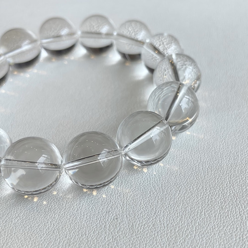 水晶14ミリブレスレット No.10028 ブレスレット omori&co 通販