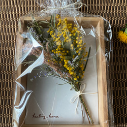 パネルに季節のお花を添えて*° スモークツリー ドライフラワー 母の日 母の日のプレゼント 6枚目の画像