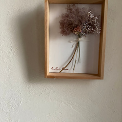 パネルに季節のお花を添えて*° スモークツリー ドライフラワー 母の日 母の日のプレゼント 4枚目の画像