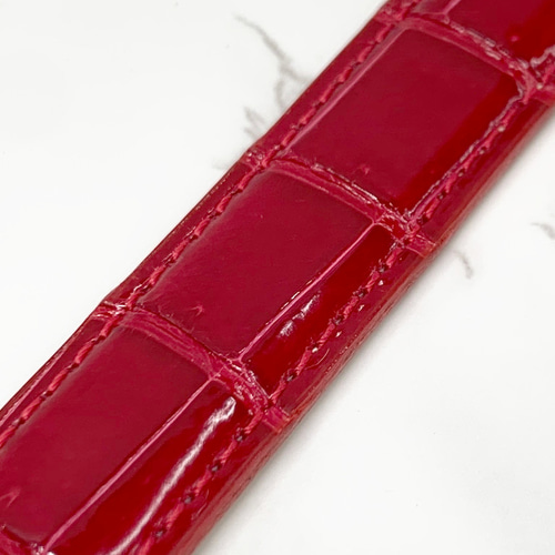 日本製 クロコダイル 20㎜巾 上質 ベルト ワニ革 エキゾチックレザー