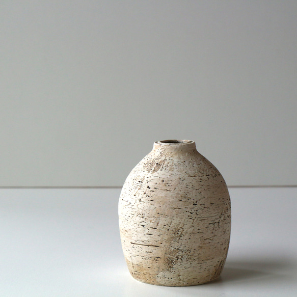 一輪挿し 白丸 8cm 一輪挿し・花瓶・花器 saasa工房 通販