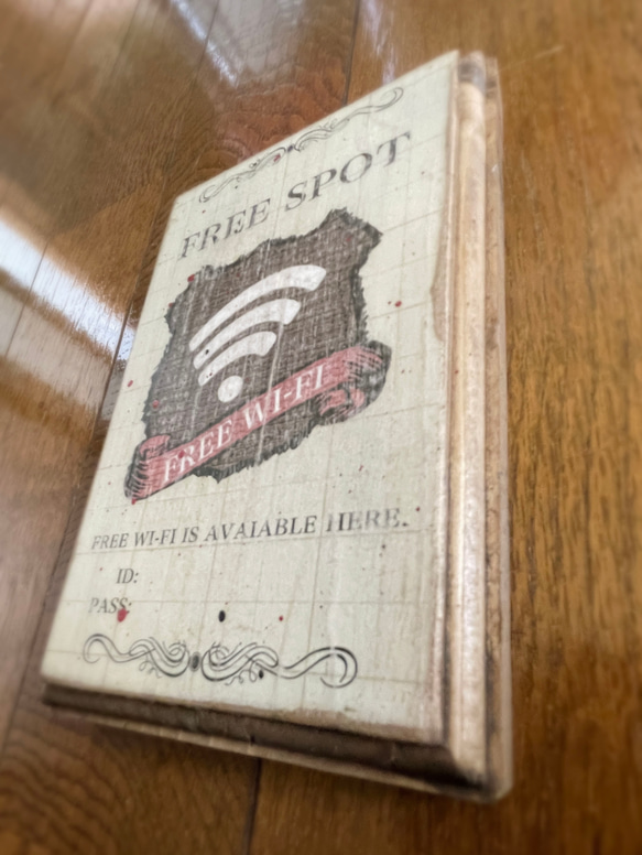アンティーク（風）なwifi サイン（WFUK-W09） 3枚目の画像
