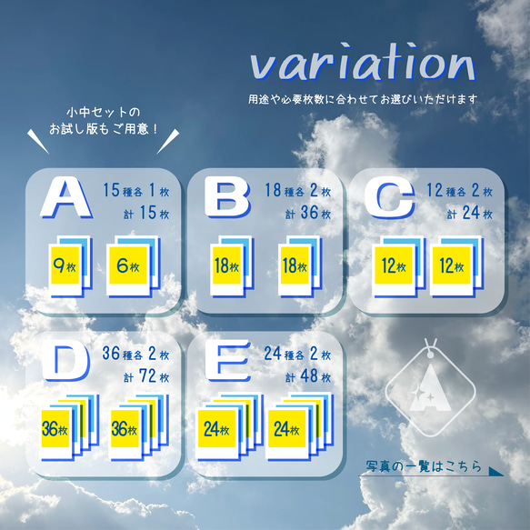 写真風クリアカード　－空－ 5枚目の画像