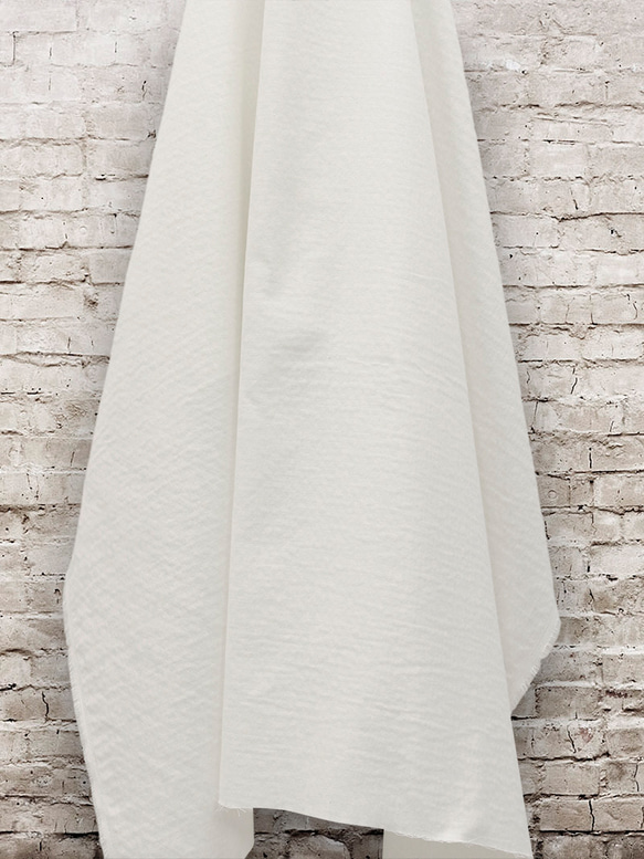 日本製100%棉厚20雙紗平紋布[本色/白] I_164 第6張的照片