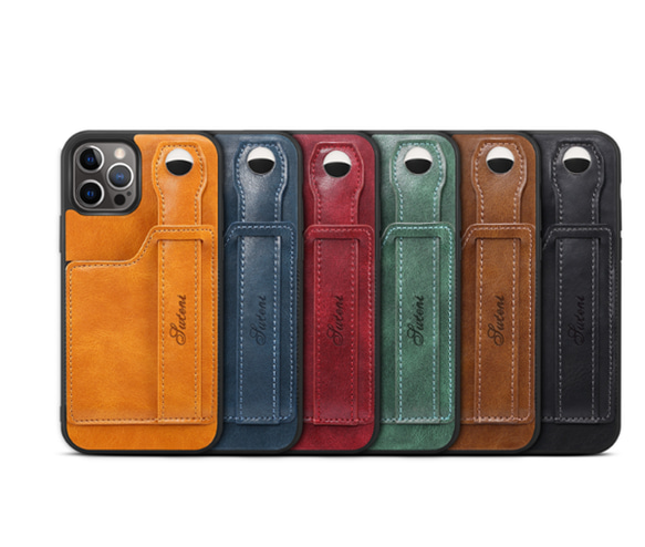 iphoneケース全機種対応　手帳型スマホケース　iPhone 15 14Pro  カード収納 12 14 SE 10色 2枚目の画像