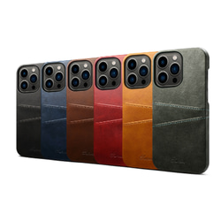 iphoneケース全機種対応　手帳型スマホケース　iPhone 13 15Pro  カード収納 12 14 SE 10色 2枚目の画像