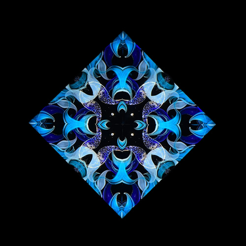 手作り額付き作品　title「蒼天のニャンコ」 手作り額付き作品 title「蒼天のニャンコ」