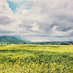 ド*ン様 晩秋の風景画 　水彩画　サイズはF10 b854e830ef5079dd9b652a445a124d