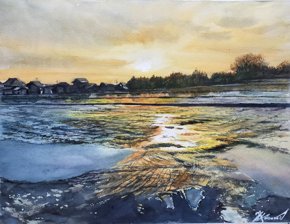 真作】絵画 作者不詳 サイン有 油彩0号 花 小品 逸品 T188