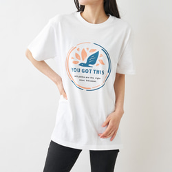 「You Got This」君ならできる！ Tシャツ ホワイト 1枚目の画像