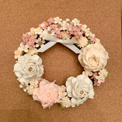 いちごのフラワーリース 春 いちごグッズ インテリア雑貨 リース しち