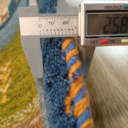 推薦商品：新品] 波斯加貝半旗 150x100 公分黃色藍色生命之樹山羊綿羊 第11張的照片