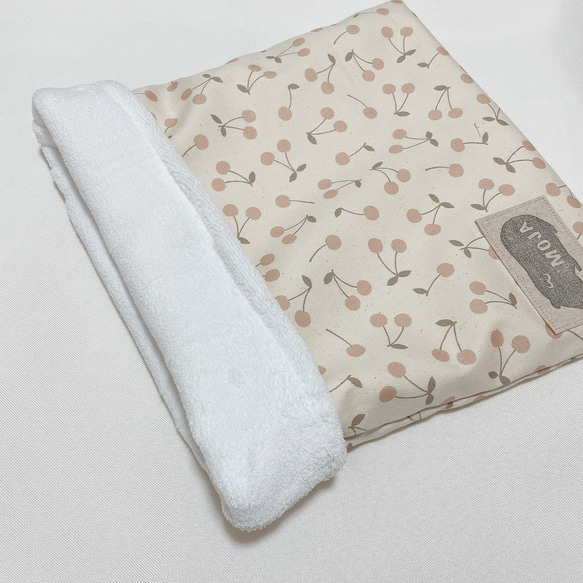 モルモット用寝袋 Ｌ さくらんぼ 2枚目の画像