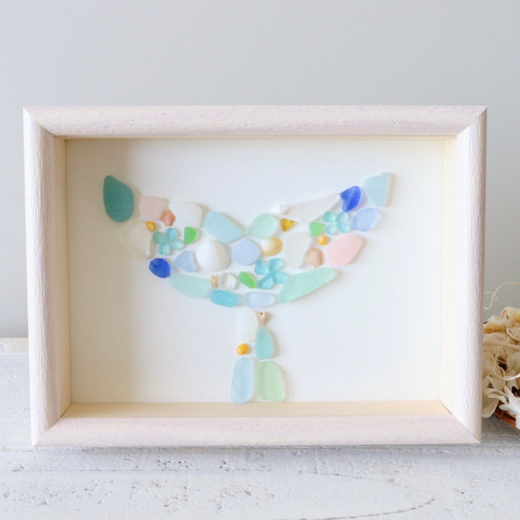 花とクジラのアートキャンバスボード（長方形・正方形） | DESIGN ROOM