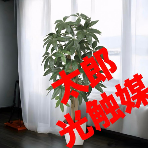 光触媒 人工観葉植物 ウォールグリーン フェイクグリーン パキラ1.0gsj