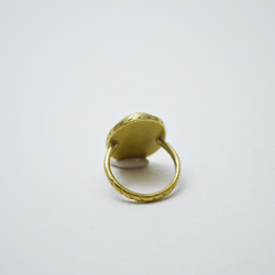 簡單系列-粉水晶‧固定戒圍黃銅戒指‧Type1 第4張的照片