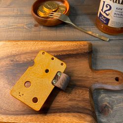 【3穴】【メモパッド】チーズみたいな　ディバイダー　仕切り　システム手帳　レザーバインダーリフィル 5枚目の画像