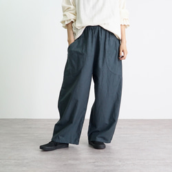 【福袋】V領背心+氣球褲套裝/黑色/三河紡織 第10張的照片