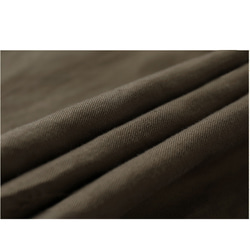 綿麻スカート　ゴムウエストスカート　　ブラック　S-Lサイズ S265BL 13枚目の画像