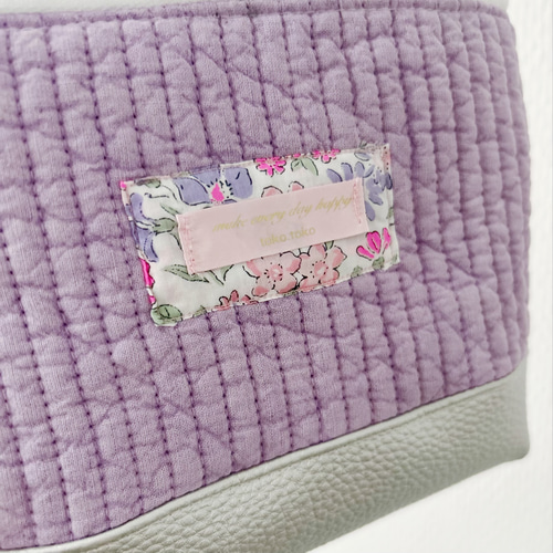 soldヌビキルト×リバティ　ファスナーポーチ soldヌビキルト×リバティファスナーポーチ