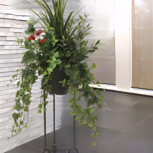 光触媒 人工観葉植物 ウォールグリーン フェイクグリーン スタンド
