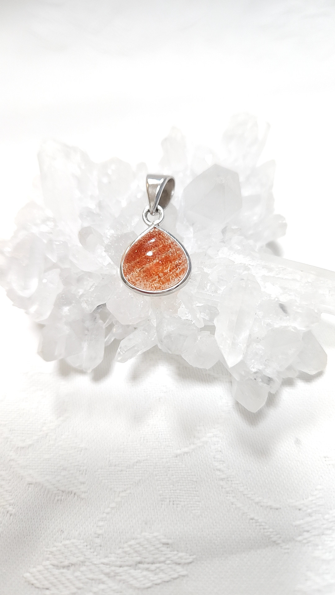 サンストーン◇《高品質》【限定一点物】ペンダントトップ◇ネックレス◇天然石◇