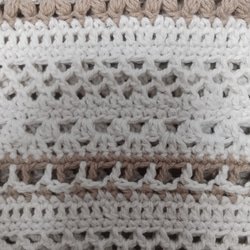 コットン100%素材の手編みねこ耳ニット帽♡大人サイズ♡406 8枚目の画像