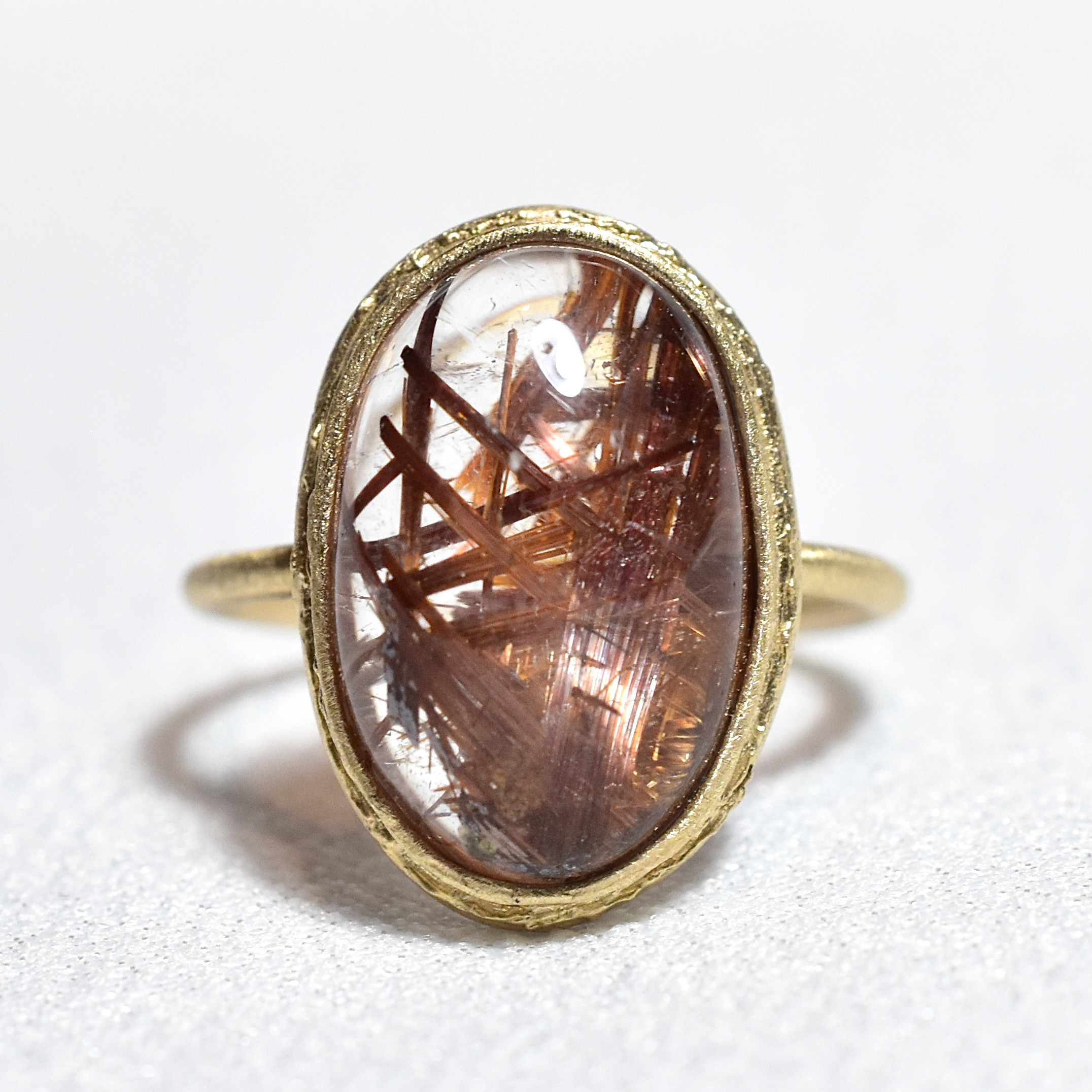 K10 Red rutilated quartz