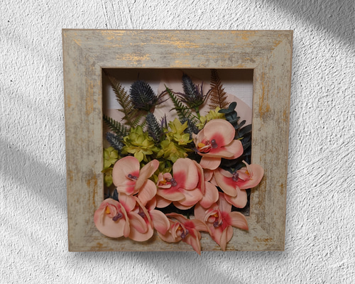 胡蝶蘭の壁掛け アートフラワー DaisyCats1 通販 17651981｜Creema