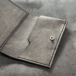 【オーダー品】シンプルな三つ折り財布 6枚目の画像