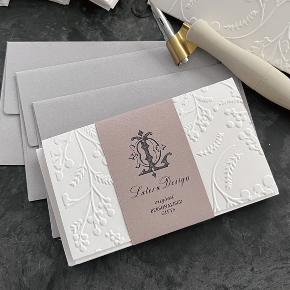 エンボスカードセット（S）名刺サイズ 14枚目の画像