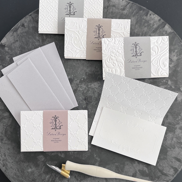 エンボスカードセット（S）名刺サイズ 13枚目の画像