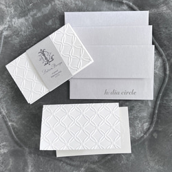 エンボスカードセット（S）名刺サイズ 9枚目の画像