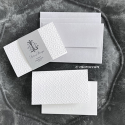 エンボスカードセット（S）名刺サイズ 6枚目の画像