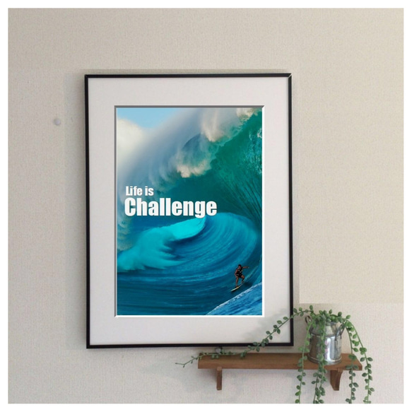 海　夏　波　2枚セット　⭐️ポスター⭐️A4 ポスター　北欧　アート　プレゼント　北欧　記念日　 3枚目の画像