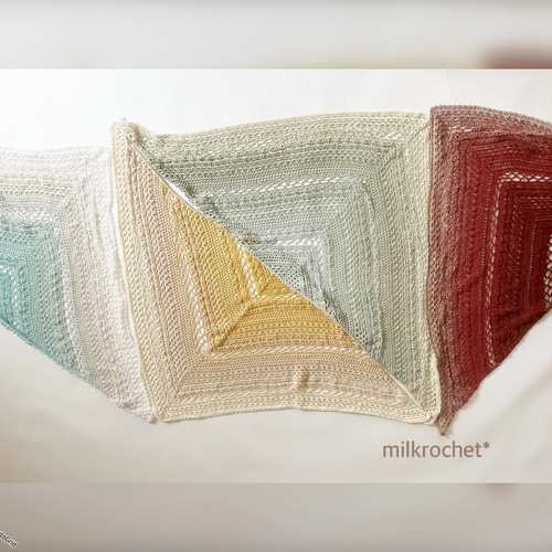 三角ショール【ベイクドイエロー】 バレエショール ストール ミル