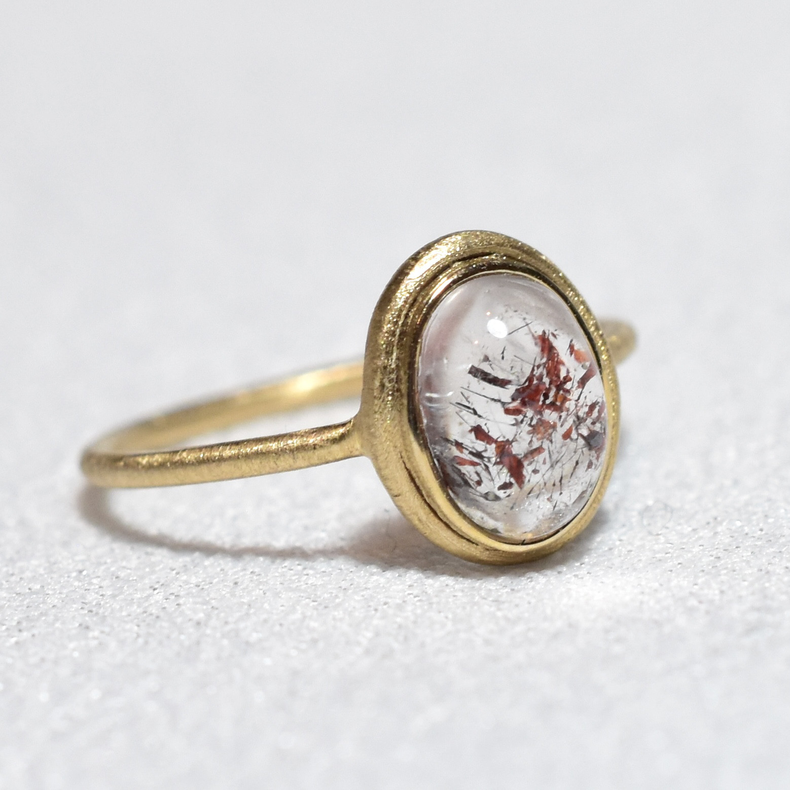 K10 Lepidocrocite in quartz